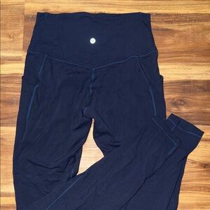 Lululemon Navy high waisted leggings